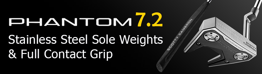 Công nghệ Stainless Steel Sole Weights & Full Contact Grip của Gậy Putter PHANTOM 7.2 RIGHT HAND 2025 | Titleist