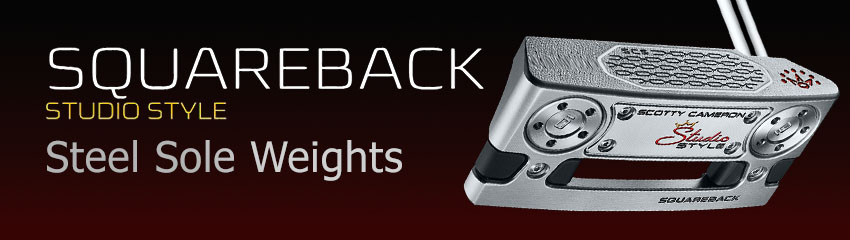 Công nghệ Customizable Stainless Steel Sole Weights của Gậy Putter SS SQUAREBACK RIGHT HAND 2025 | Titleist