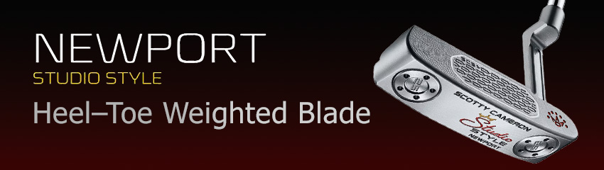 Công nghệ Heel–Toe Weighted Blade của Gậy Putter SS NEWPORT RIGHT HAND 2025 | Titleist