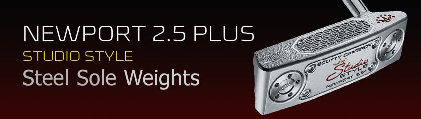 Công nghệ Stainless Steel Sole Weights của Gậy Putter SS NEWPORT 2.5 PLUS 2025 | Titleist
