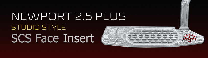 Công nghệ Studio Carbon Steel (SCS) Face Insert của Gậy Putter SS NEWPORT 2.5 PLUS 2025 | Titleist
