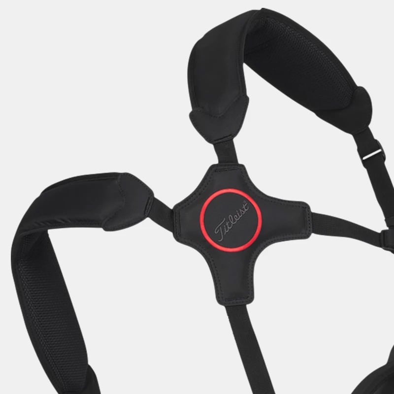 Premium Double Strap của Túi gậy golf HYBRID 5 ASIA BLACK/BLACK/RED TB25SX6A-006 | Titleist