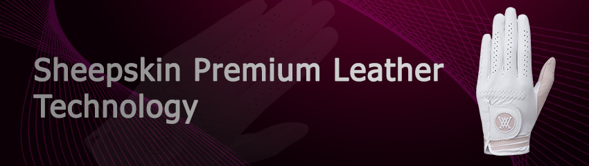 Công nghệ Sheepskin Premium Leather của Găng tay golf nữ Thumb Combi Glove White AGEUWGV02WH | Anew Golf