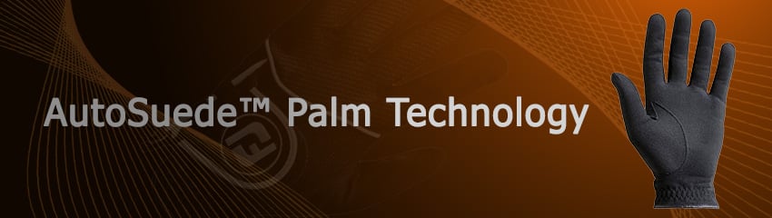 Công nghệ AutoSuede™ Knit Palm Grip của Cặp Găng Tay golf nữ RAINGRIP 66080E | FootJoy