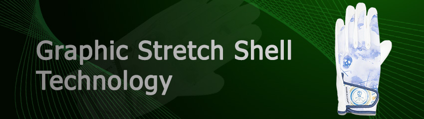 Công nghệ Graphic Stretch Shell của Găng tay golf Pulse Glove MLS-5A-SG01 (Blue) | MARK & LONA