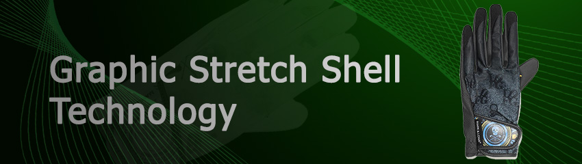 Công nghệ Graphic Stretch Shell của Găng tay golf Pulse Glove MLS-5A-SG01 (Black) | MARK & LONA