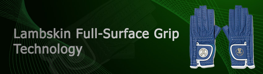 Công nghệ Lambskin Full-Surface Grip của Cặp găng tay golf nữ Signal Marker MLS-2A-SG02 Blue | MARK & LONA