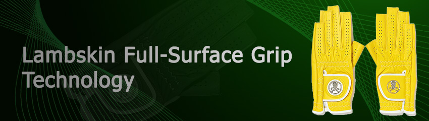 Công nghệ Premium Lambskin Construction của Cặp găng tay golf nữ Signal Marker MLS-2A-SG02 Yellow | MARK & LONA