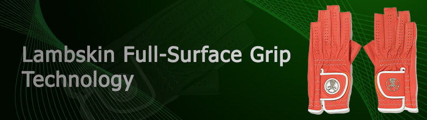 Công nghệ Lambskin Full Grip Comfort của Cặp găng tay golf nữ Signal Marker MLS-2A-SG02 Orange | MARK & LONA