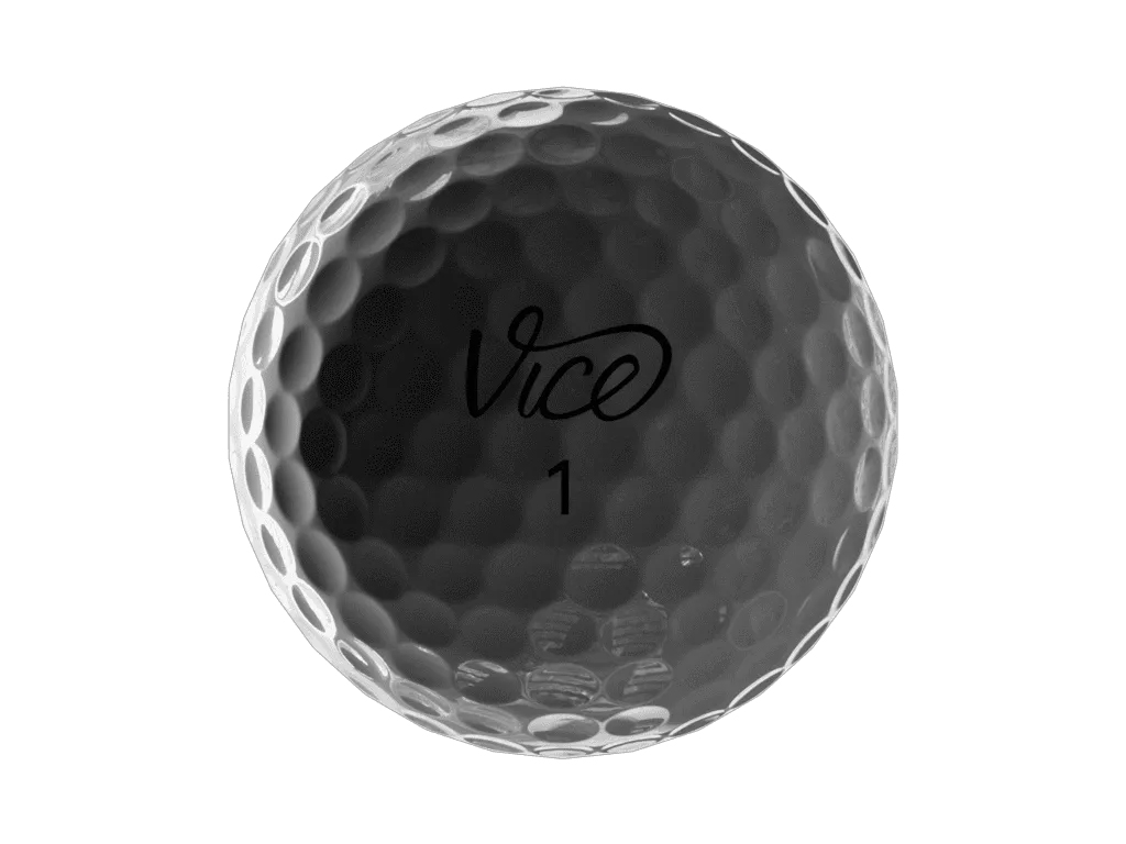 bong golf vice pro white-Quỹ đạo bay ổn định xuyên suốt-Hệ thống 318 vết lõm dimples- kích thước lớn tối ưu hóa tuyệt đối tính khí động học