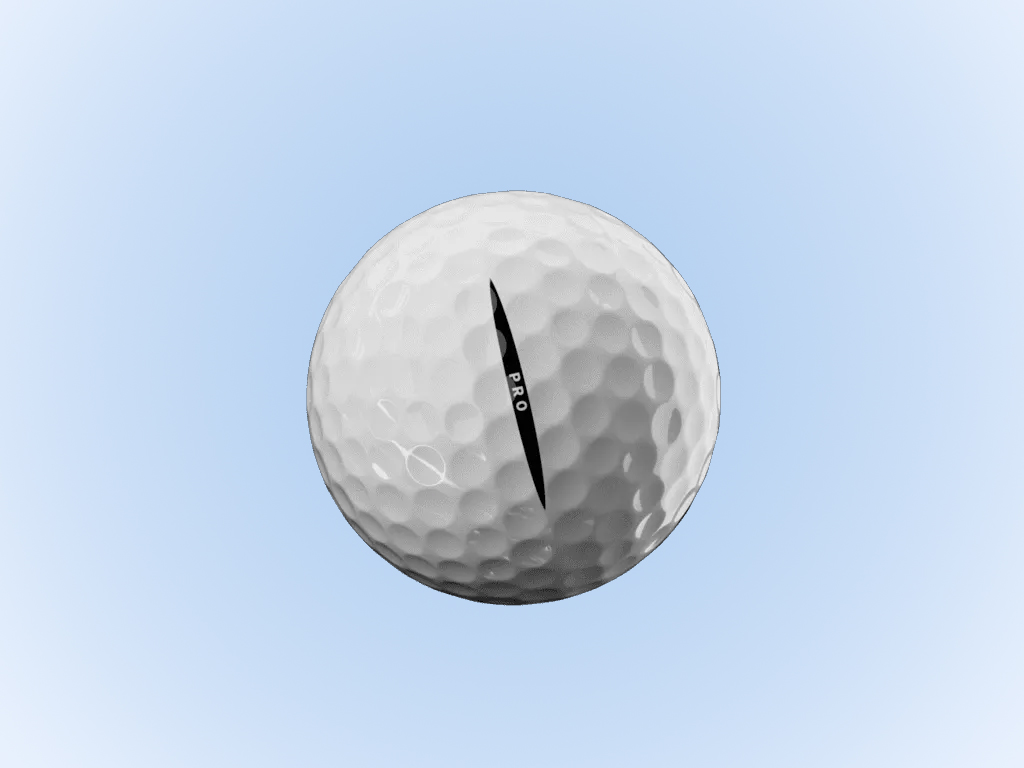 Đường kẻ căn chỉnh KIL-line trên bóng golf Vice Drive White hỗ trợ golfer gạt bóng chính xác trên green