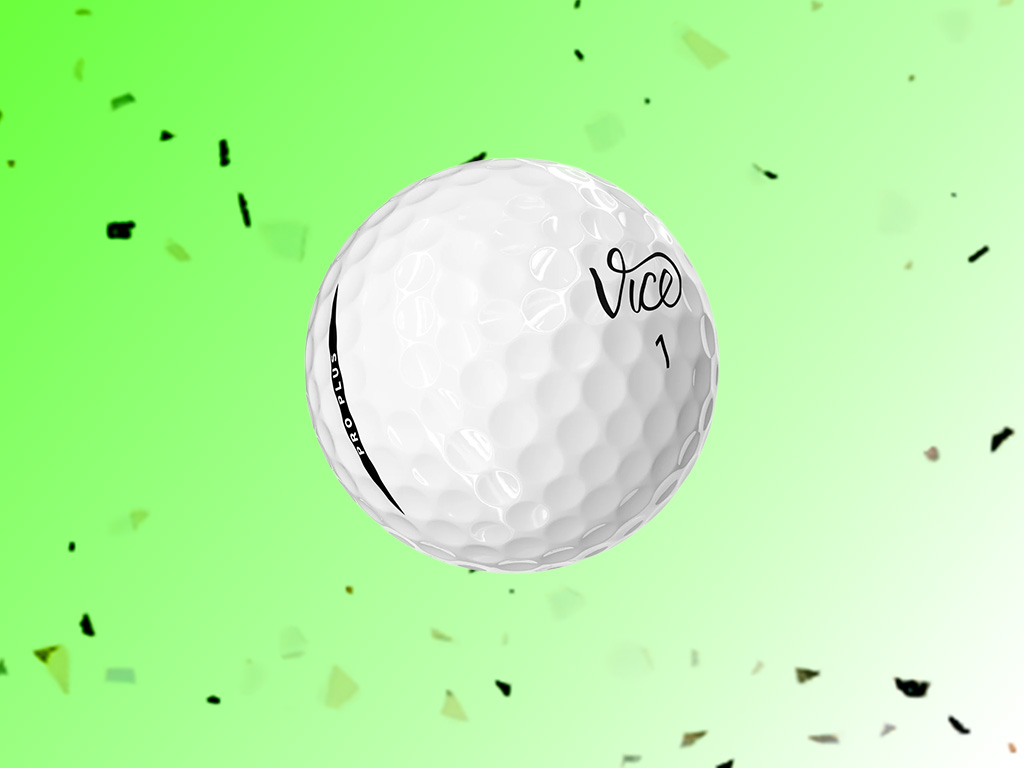 Thiết kế 336 vết lõm khí động học giúp bóng golf Vice Pro Plus drip lime duy trì quỹ đạo bay đầm và chống tạt gió cực tốt.