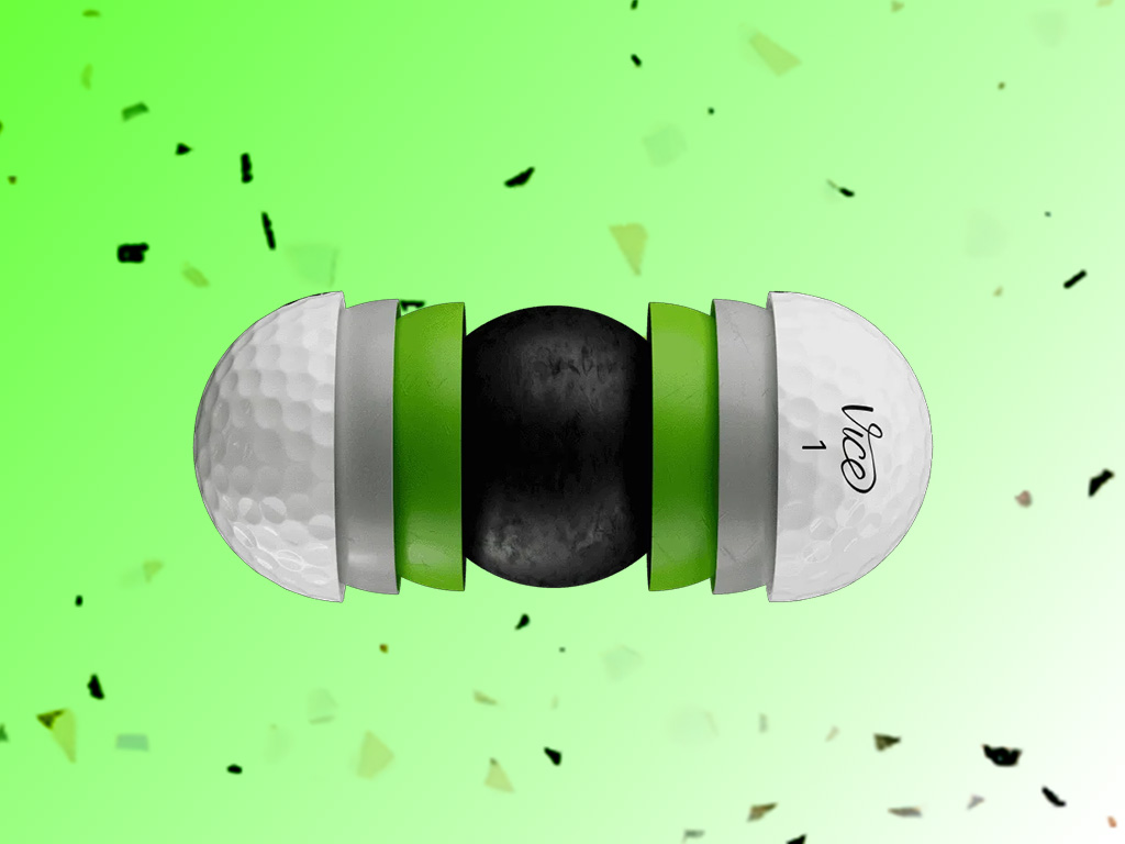 Cấu trúc 4 lớp của bóng golf Vice Pro Plus drip lime giúp tối ưu tốc độ bay và mang lại khoảng cách vượt trội.