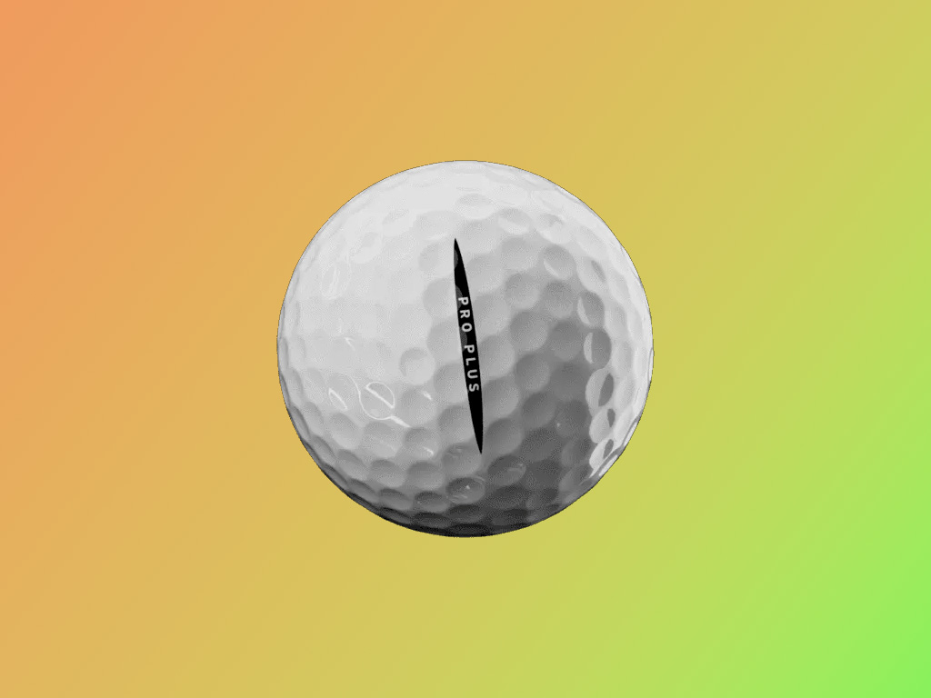 Đường kẻ KIL-line khép kín trên bóng golf Vice Pro Plus shade hỗ trợ golfer căn chỉnh hướng putting chuẩn xác và tự tin.