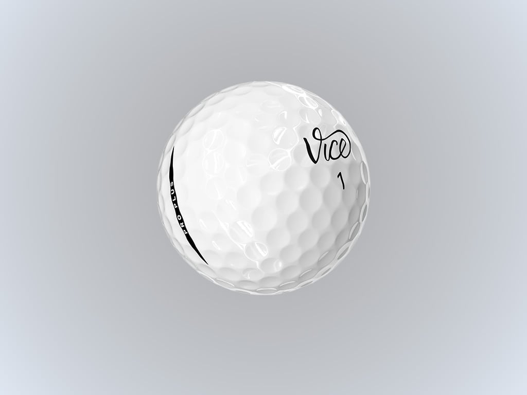 Thiết kế 336 vết lõm khí động học giúp bóng golf Vice Pro Plus White duy trì quỹ đạo bay đầm và chống tạt gió cực tốt.