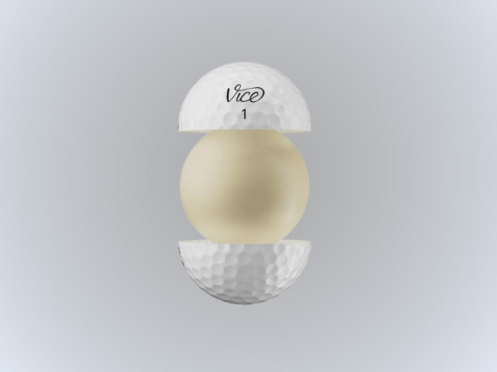 Chỉ số độ nén 85 của bóng golf Vice Tour White mang đến cảm giác tiếp xúc mượt mà và êm ái ở mức trung bình.