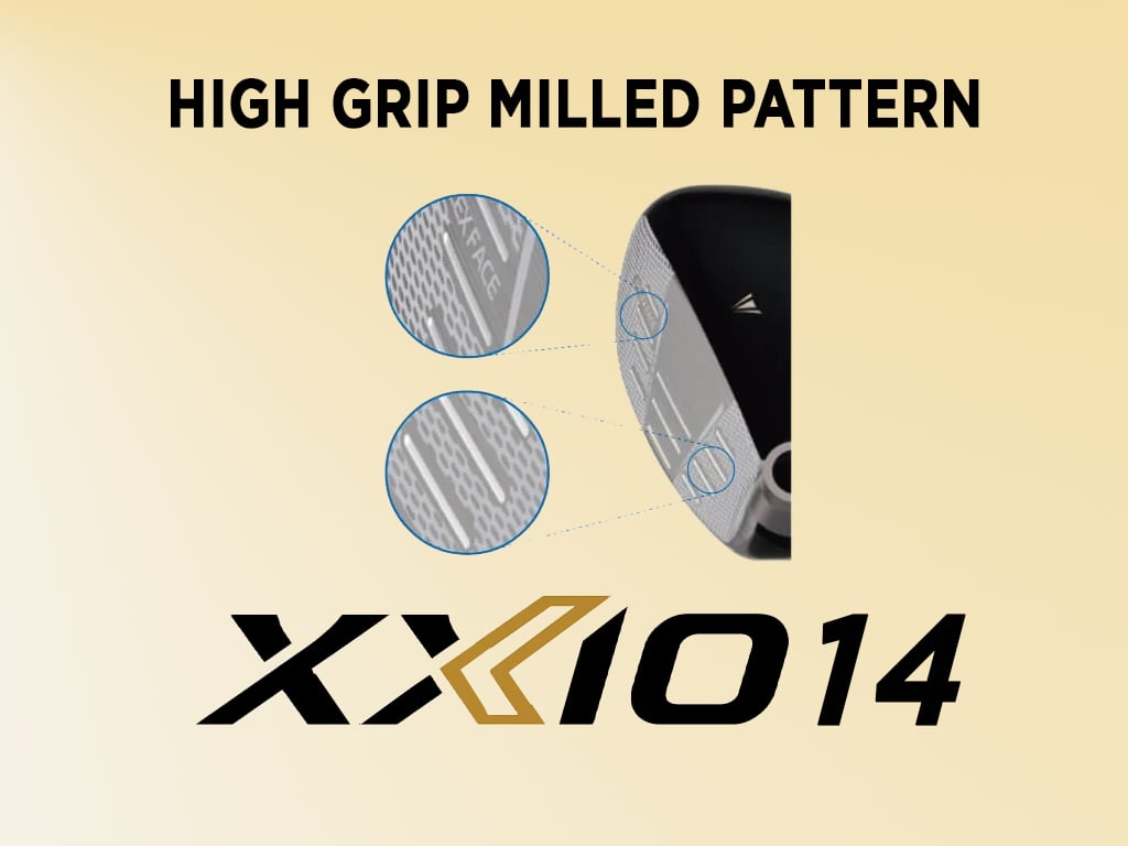 gậy gỗ fairway xx14 công nghệ mặt gậy high grip milled
