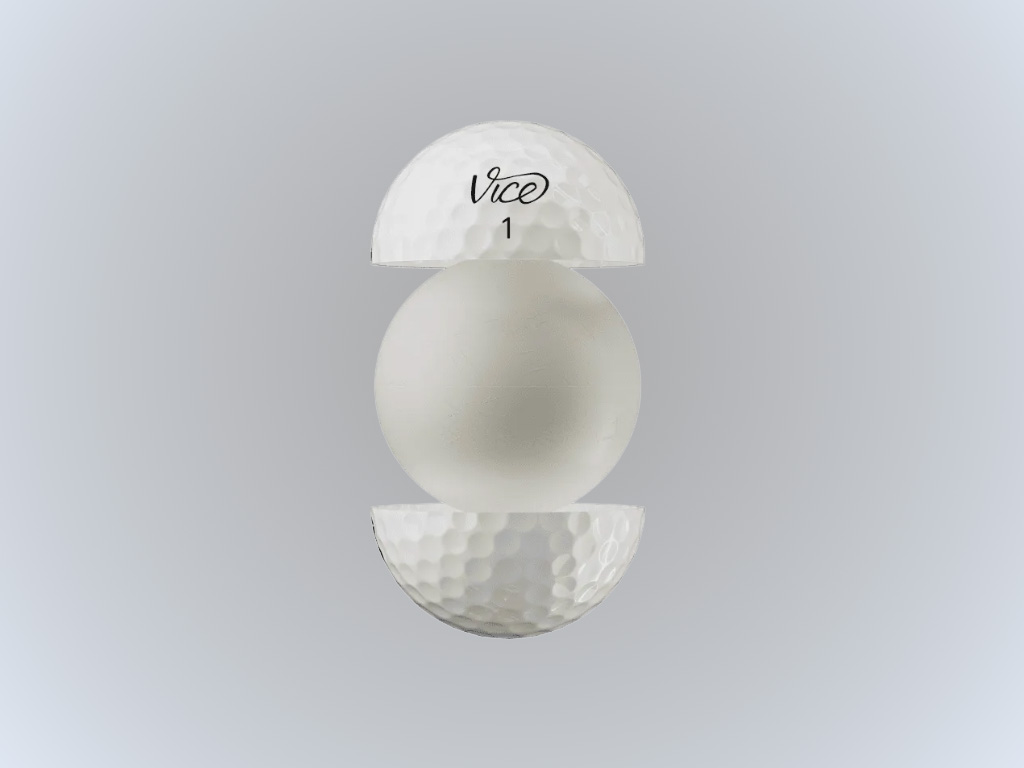 Chỉ số độ nén 75 giúp bóng golf Vice Pro Air White mang lại cảm giác tiếp xúc siêu mềm mại và âm thanh tĩnh lặng