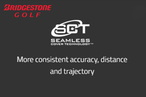 bóng golf bridge stone tour B X tiger wood - công nghê Seamless Cover: Lớp vỏ liền mạch