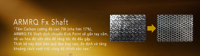 gậy driver honma 09 3S Thân Gậy ARMRO FX (ARMRQ FX Shaft)