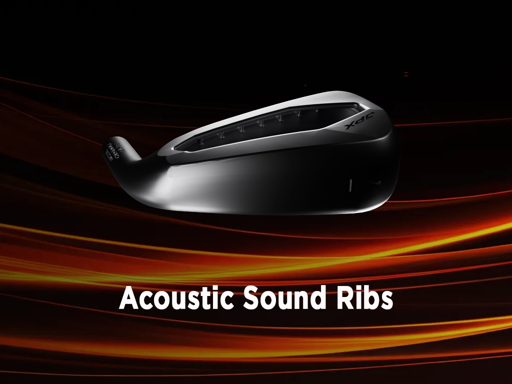 Hệ thống Acoustic Sound Ribs tinh chỉnh âm thanh va chạm chắc chắn và uy lực trên Mizuno JPX925 Hot Metal Pro