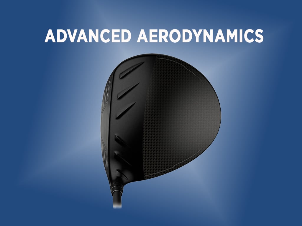 Thiết kế khí động học với các nếp gấp turbulators giúp tăng tốc độ swing trên PING G440 K