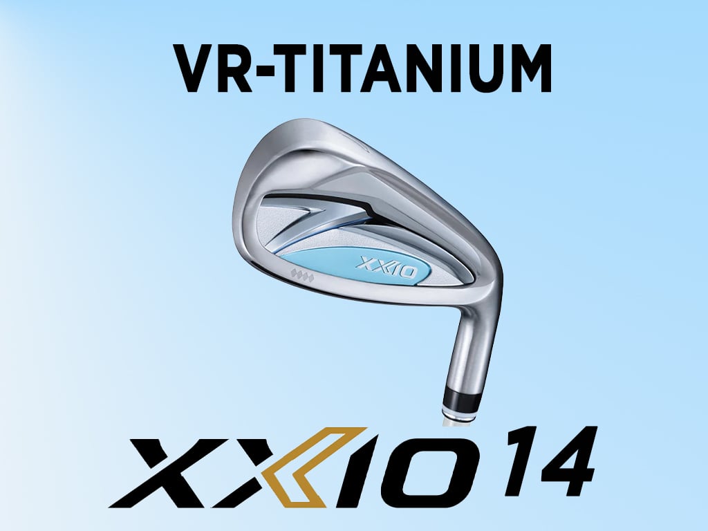 Gậy sắt XXIO 14 nữ sử dụng chất liệu VR Titanium cho khoảng cách tối đa