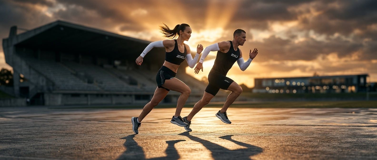 Băng Cánh Tay 2XU Compression: Đỉnh Cao Công Nghệ Chạy Bộ