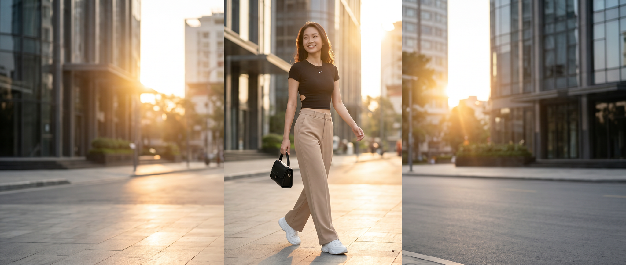 5 Cách Phối Áo Thun Cropped Năng Động Cho Nữ Từ Gym Đến Phố