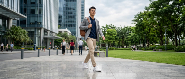 Cách Phối Giày On Nam Đa Năng: Từ Công Sở Đến Đường Chạy