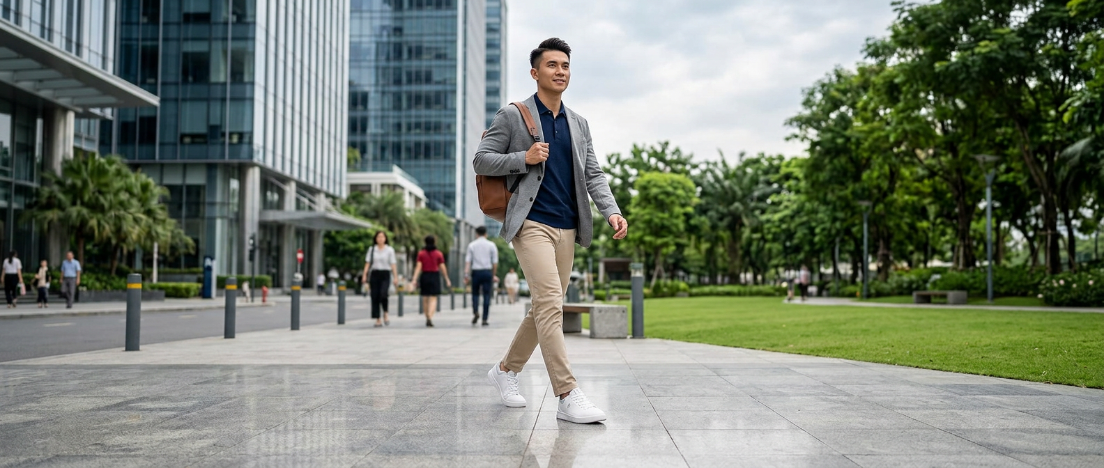 Cách Phối Giày On Nam Đa Năng: Từ Công Sở Đến Đường Chạy