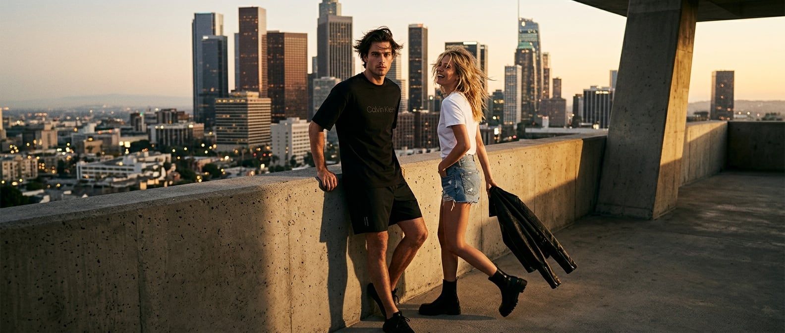 Bí Quyết Phối Đồ Với Quần Ngắn Calvin Klein Archive Nam Nữ Cực Chất