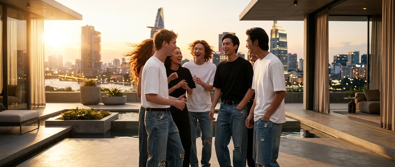 Phối Áo Thun Calvin Klein Pride: Tự Do Thể Hiện Bản Sắc