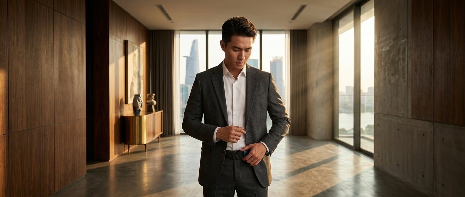 Thắt Lưng Nam Calvin Klein Monogram: Chìa Khóa Tối Giản Cho Quý Ông