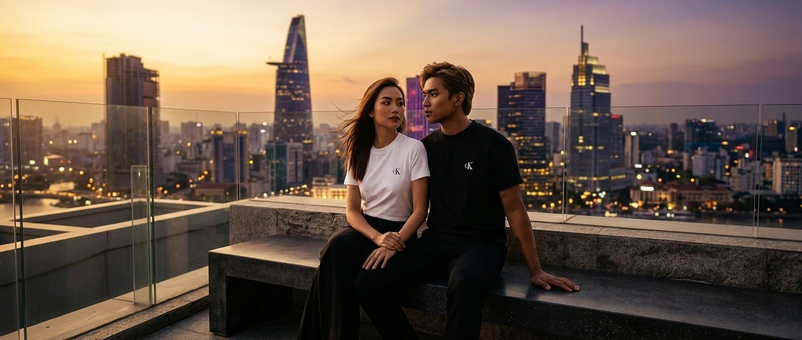 Xu Hướng Áo Thun Calvin Klein Archive: Đỉnh Cao Tối Giản