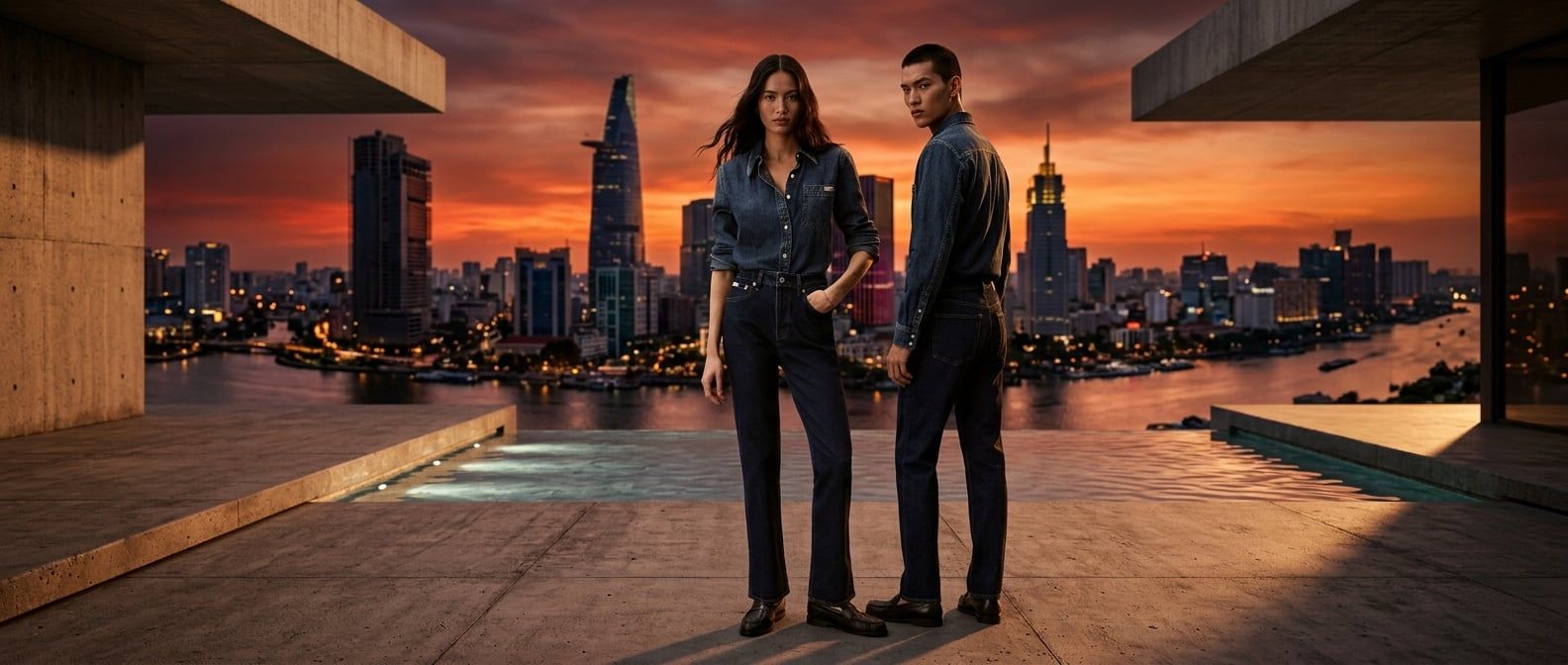 Phối Đồ Với Quần Jean Calvin Klein Archive: Sức Hút Denim Thập Niên 90