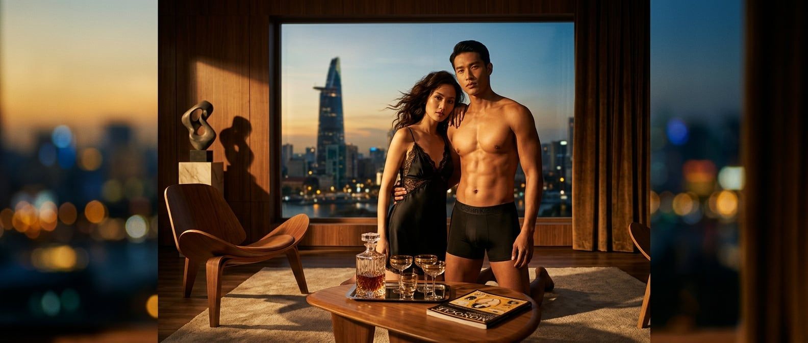 Nghệ Thuật Phối Nội Y Calvin Klein CK Black Đầy Quyến Rũ