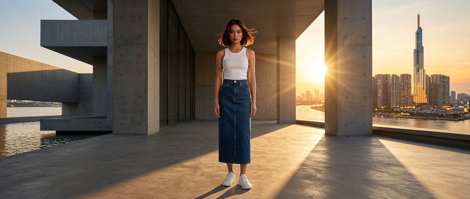 Chân váy Calvin Klein nữ: Bản phối thời trang tối giản đầy cuốn hút