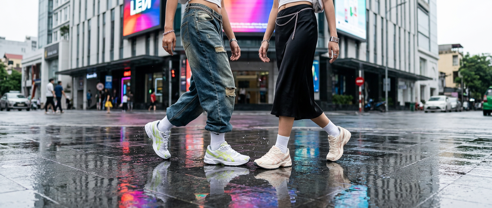 Giày Asics Gel-1130 & Xu Hướng Y2K: 4 Cách Phối Đồ Cực Chất