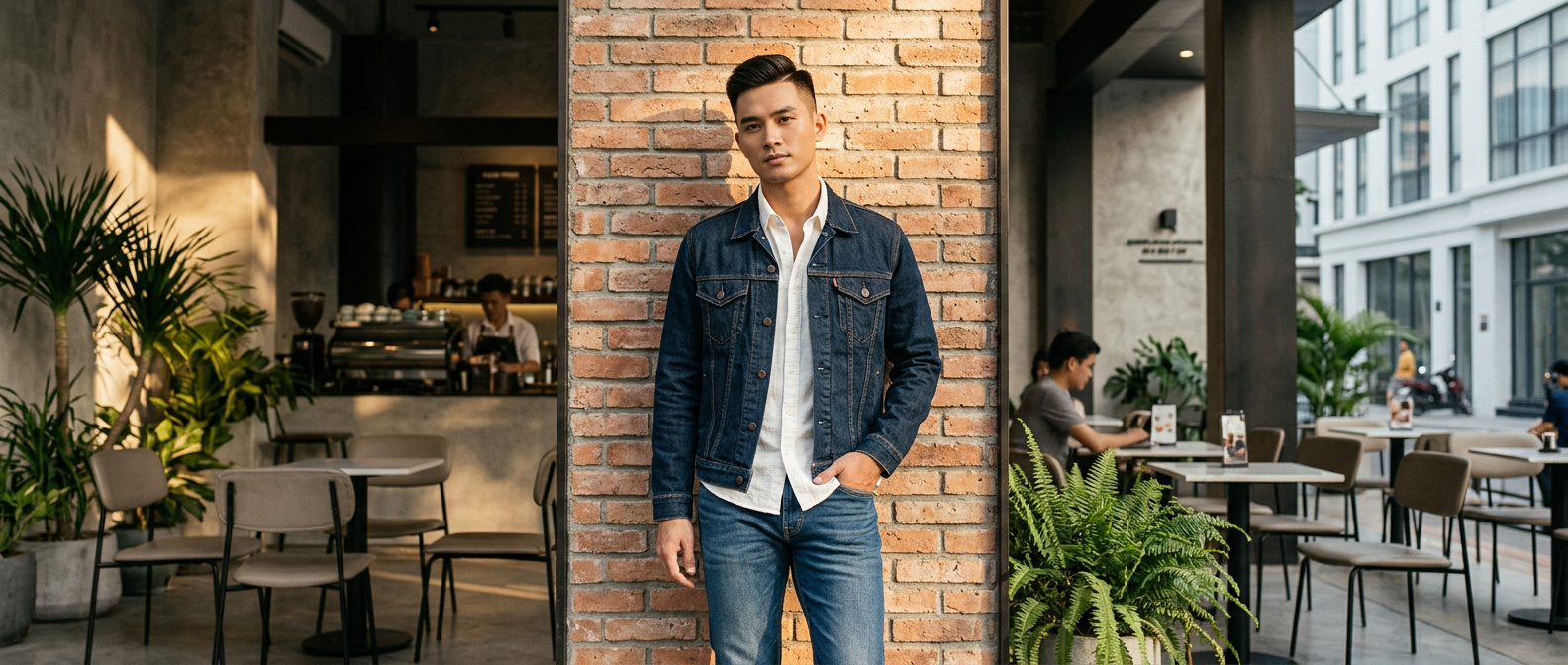Levi's Trucker Jacket & 502 Taper: Di Sản Thời Trang Nam Giới