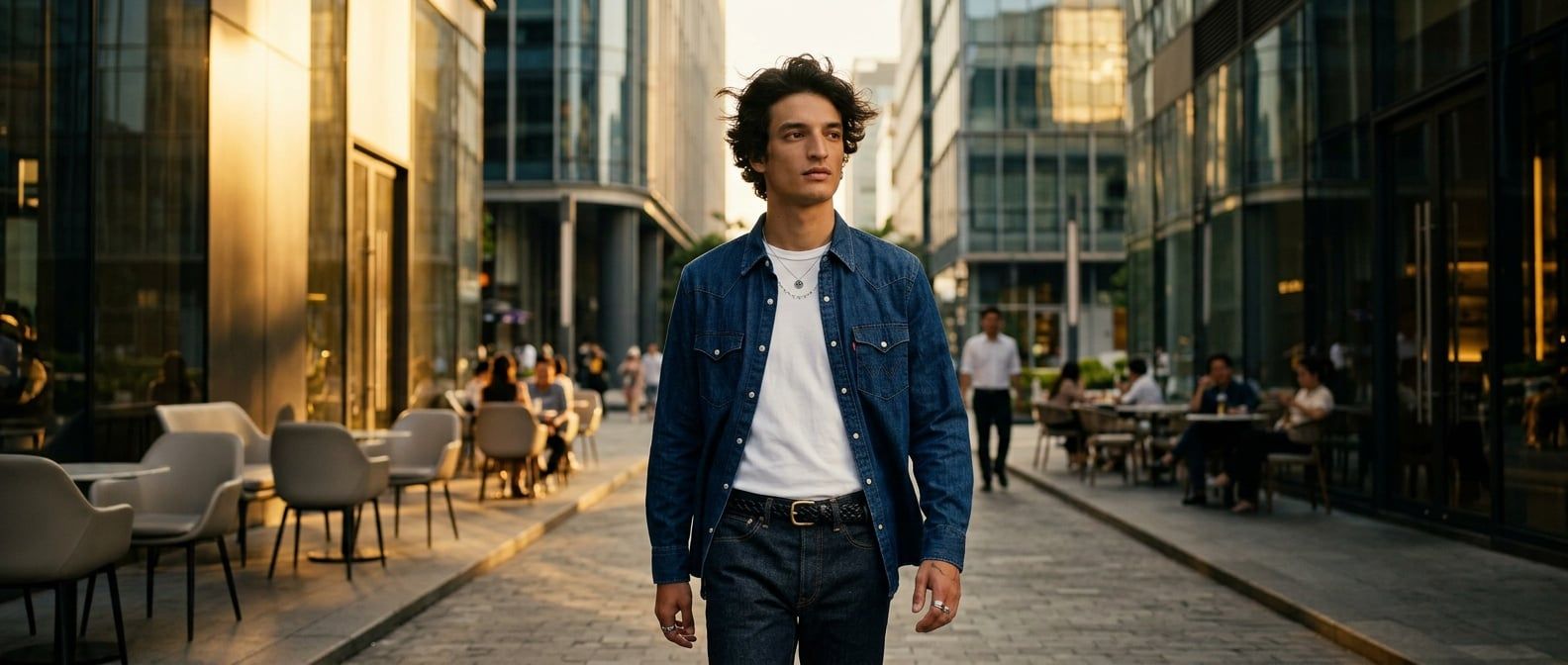 Cách Phối Áo Sơ Mi Nam Levi's Authentic Button-Down Cực Chất