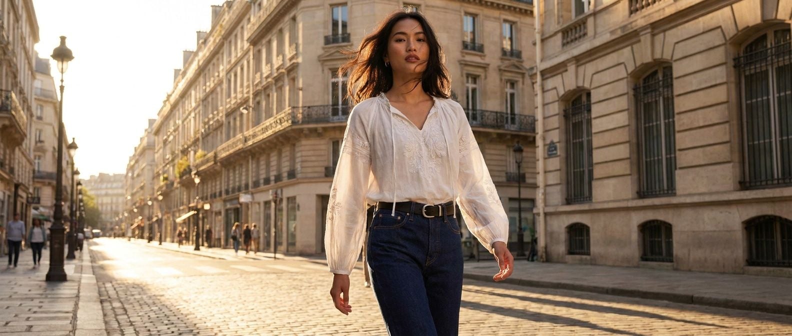 Gợi Ý Phối Đồ Style Effortless Chic Với Bộ Đôi Levi's Phoebe