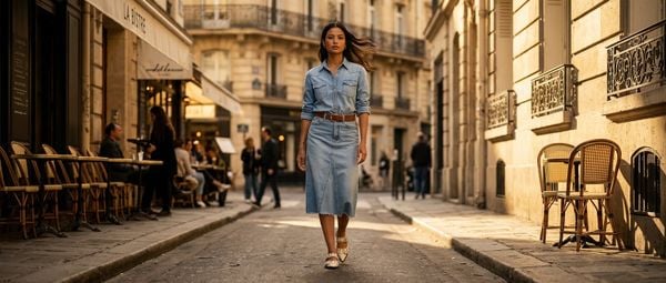 Xu Hướng Váy Jean Dài Levi's High-Rise A-Line Đỉnh Cao Tôn Dáng