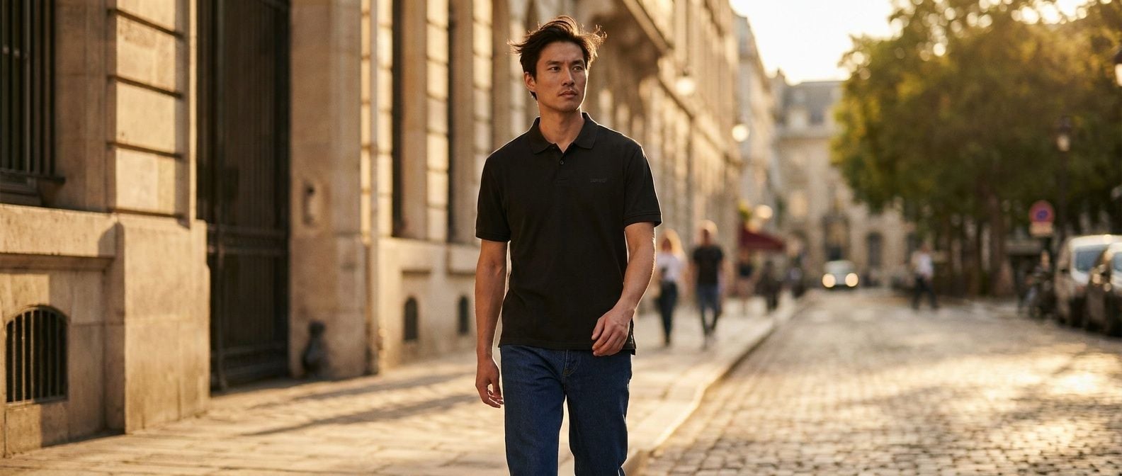 Áo Polo Nam Levi's Authentic: Bí Quyết Phối Đồ Chuẩn Smart-Casual