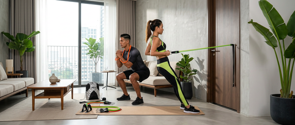 Lộ Trình 4 Tuần Tập Gym Tại Nhà Cùng Dây Kháng Lực PTP