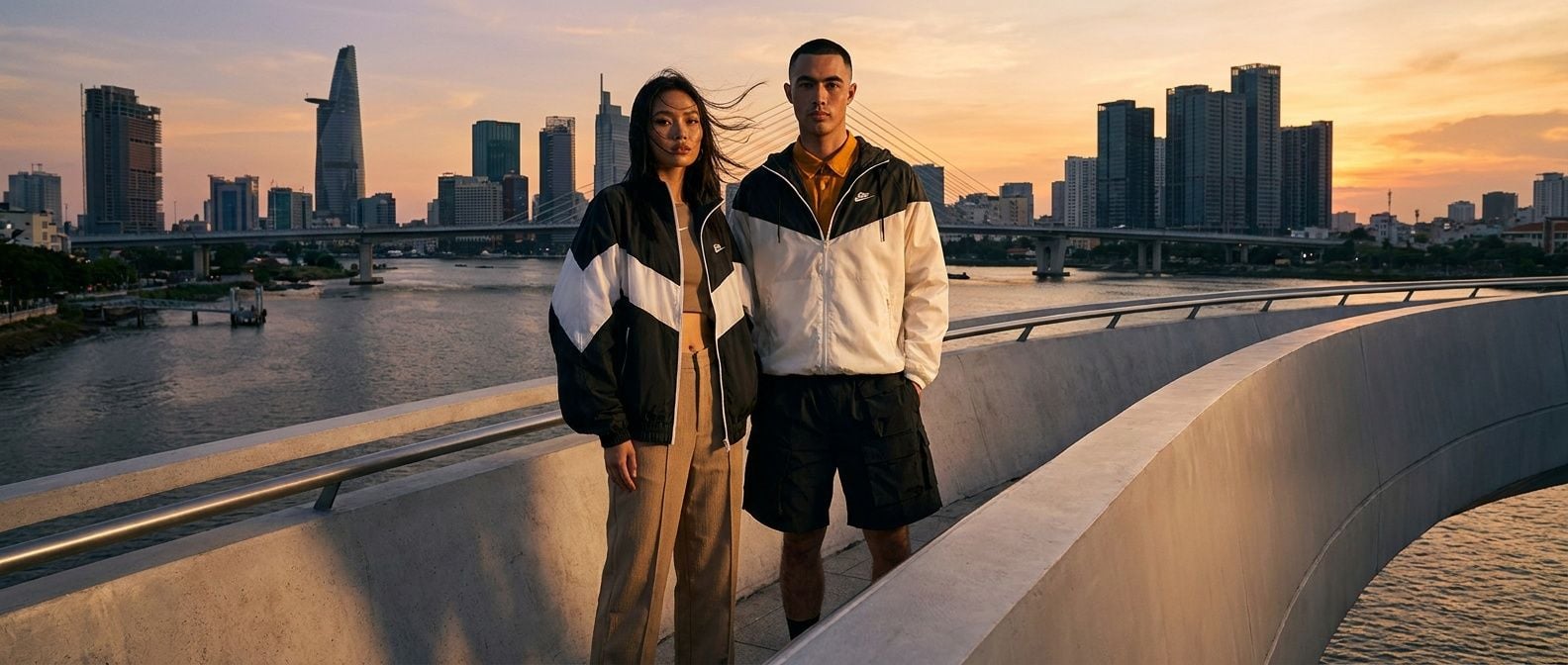 Bí Quyết Phối Đồ Nike Windrunner Chuẩn Form Street Style Thời Thượng