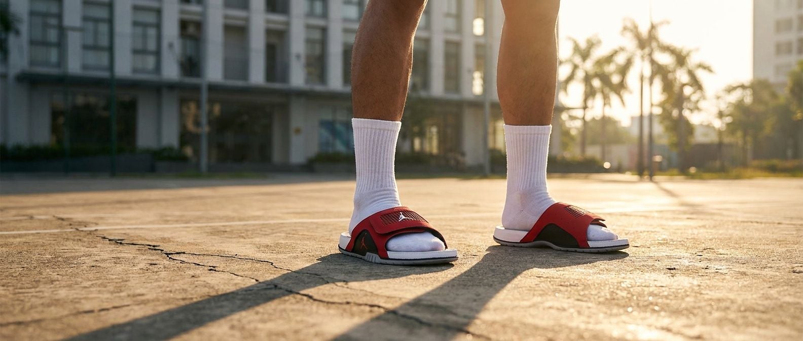 Đánh Giá Nike Jordan Hydro: Khi DNA Sneaker Lên Dép Quai Ngang