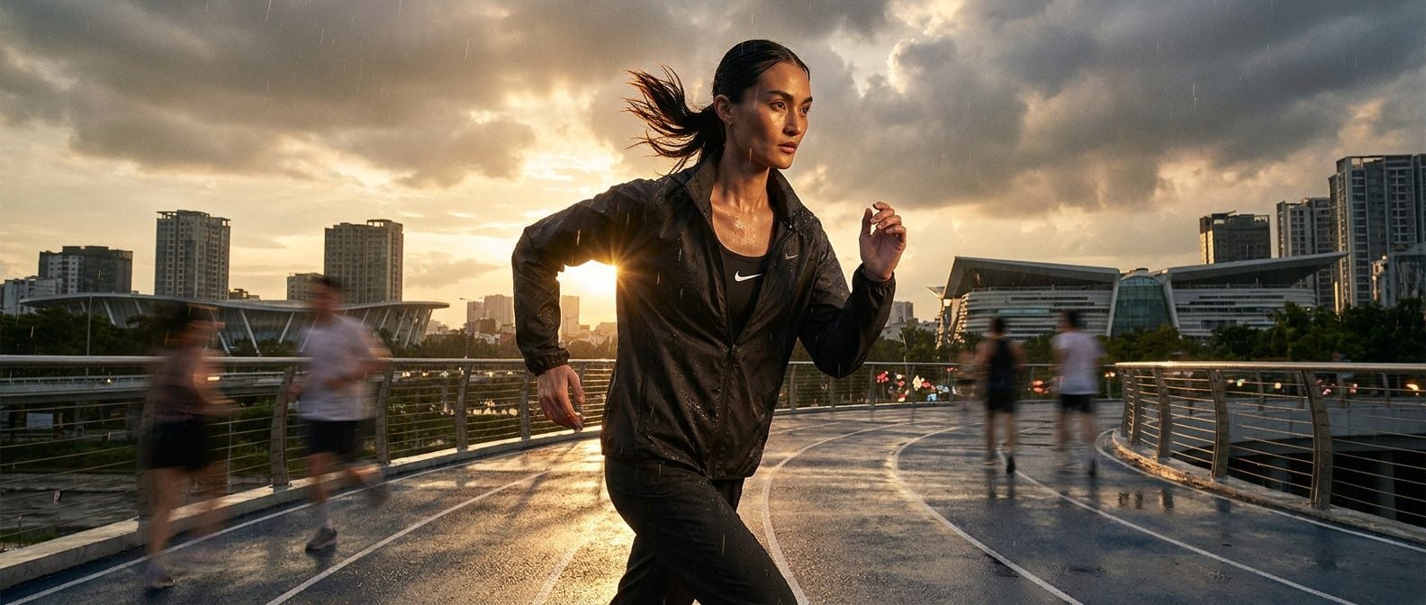 Xu Hướng Runwear: Áo Khoác Chạy Bộ Nike Repel Đa Năng Cho Mùa Mưa