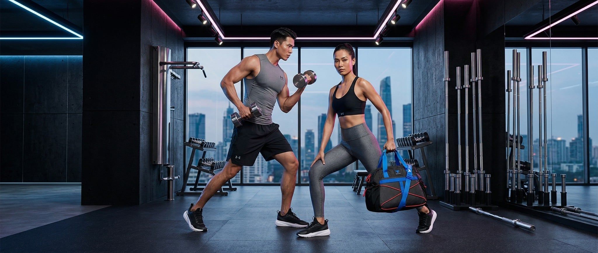 Phối Đồ Tập Gym Cực Chất Cùng Under Armour Project Rock