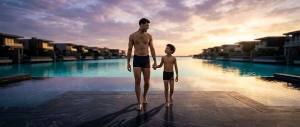 Top Quần Bơi Speedo Medley Logo Cho Bố Và Bé Đáng Mua Nhất